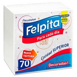 Felpita servilleta blanca 